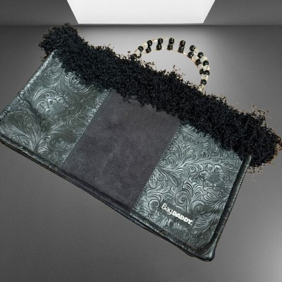 🎊HP!🎊BagDaddy Retro Style Black Clutch - Picture 3 of 6